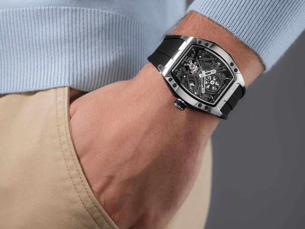 Police Tampa Automatik Uhr, 42 mm, Schwarz, PEWGR0082102