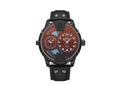 Police Huntley Quartz Uhr, PVD, 48 mm, Schwarz, PEWJA0022001