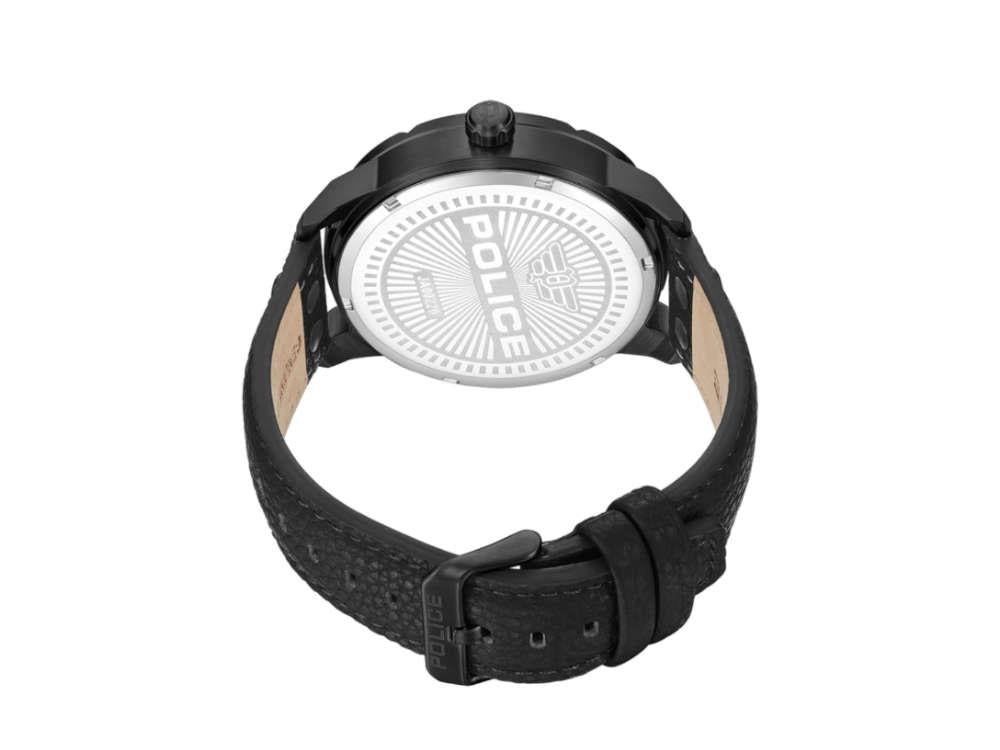 Police Huntley Quartz Uhr, PVD, 48 mm, Schwarz, PEWJA0022001