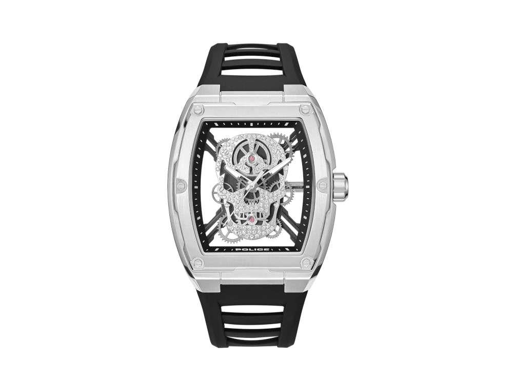 Police Cranium Quartz Uhr, 42 mm, Grau, PEWJM0081301