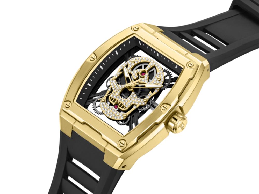 Police Cranium Quartz Uhr, 42 mm, Schwarz, PEWJM0081303