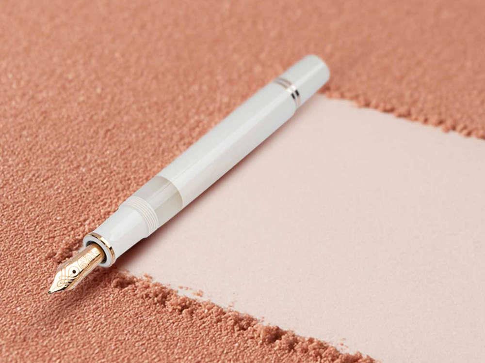 Pelikan M600 White & Rose Gold  Füllfederhalter, 300014586