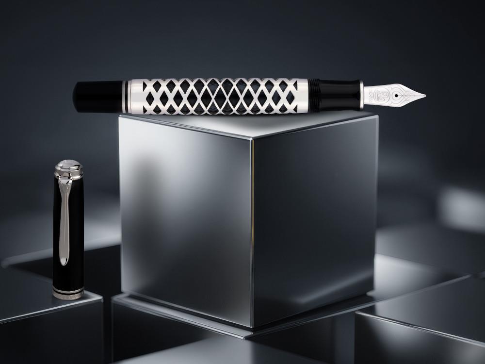 Pelikan Souverän 805 Metal Sleeve Füllfederhalter, Schwarz 400205961