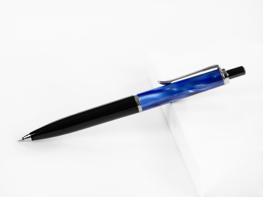 Pelikan Classic K205 Kugelschreiber, Blue Marble, Verchromte Akzente, 801997