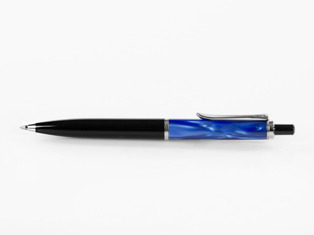 Pelikan Classic K205 Kugelschreiber, Blue Marble, Verchromte Akzente, 801997