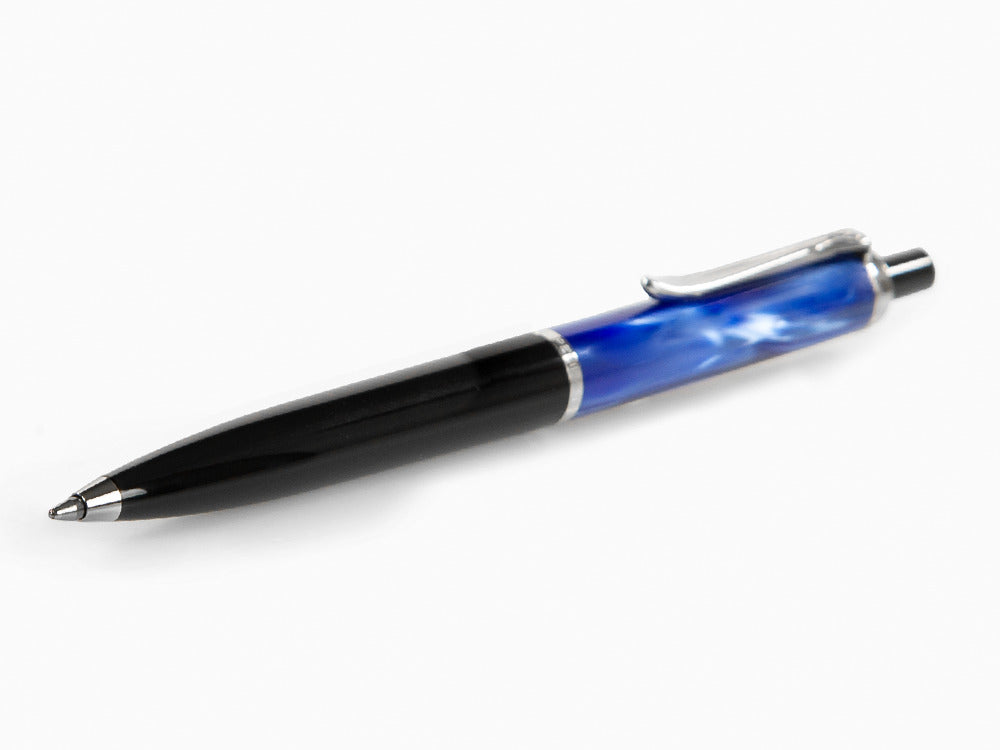Pelikan Classic K205 Kugelschreiber, Blue Marble, Verchromte Akzente, 801997