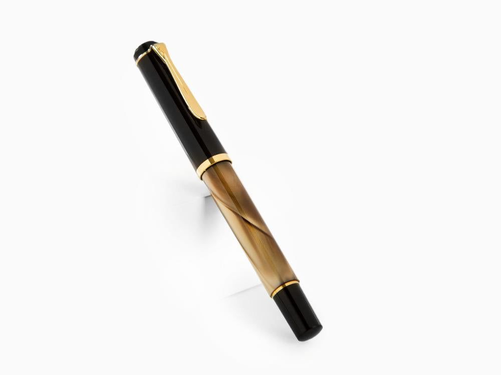 Pelikan M200 Brown Marbled Füllfederhalter, Braun, 808897