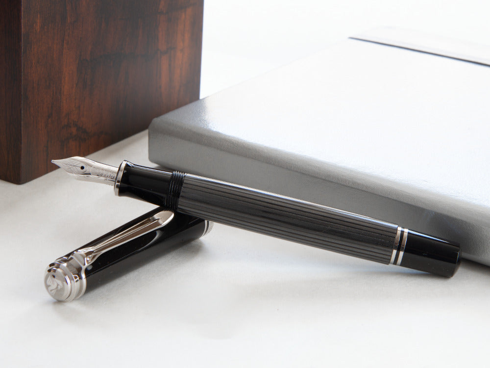 Pelikan Souverän M605 Stresemann Füller, Palladium Akzenten, 813624