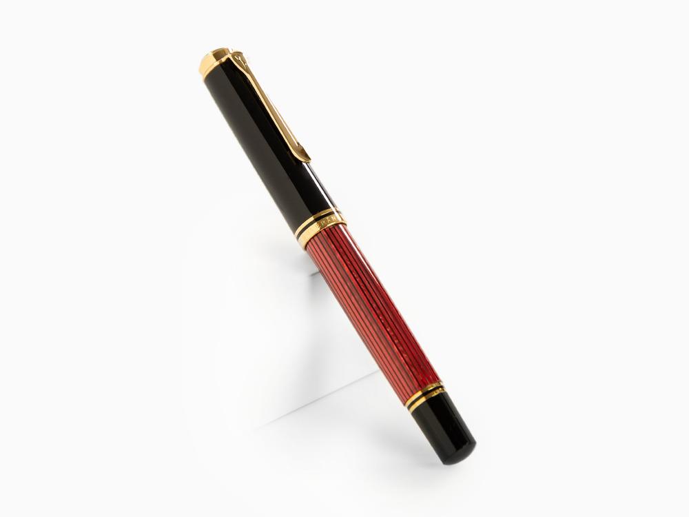 Pelikan Souverän 800 Black-Red Füllfederhalter, Edelharz, 816625