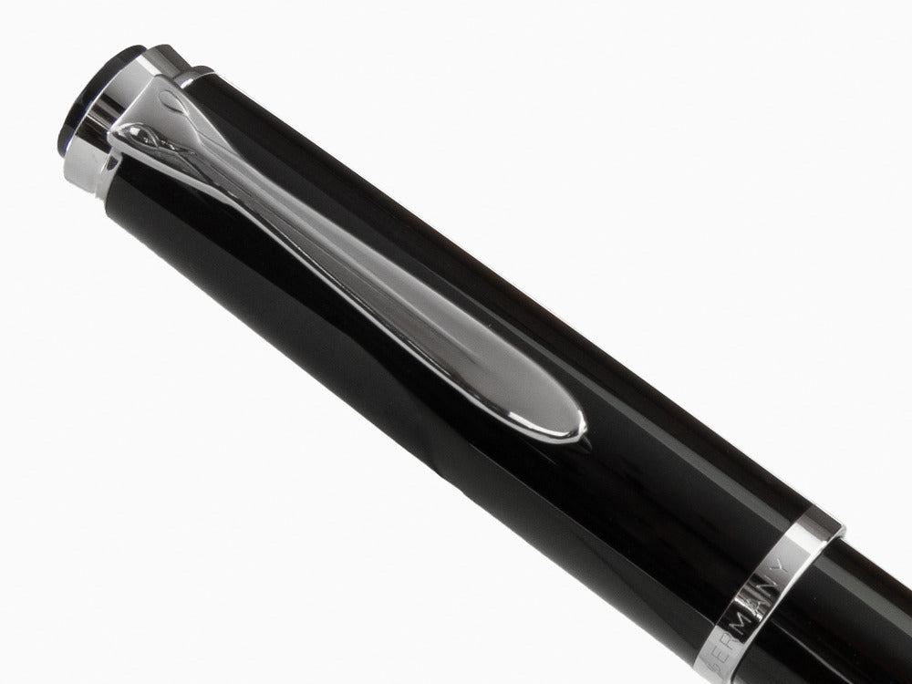 Pelikan Classic P205 Füller, Schwarz, Verchromten Akzenten, 930859