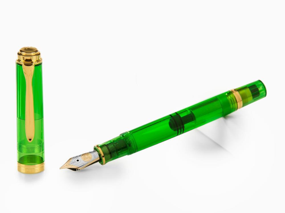 Pelikan Souverän M800 Green Demonstrator Füllfeder, Special, 821452