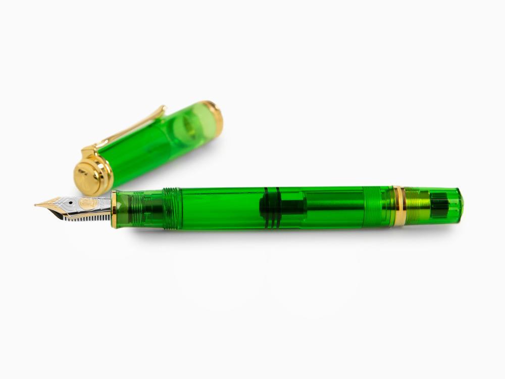 Pelikan Souverän M800 Green Demonstrator Füllfeder, Special 