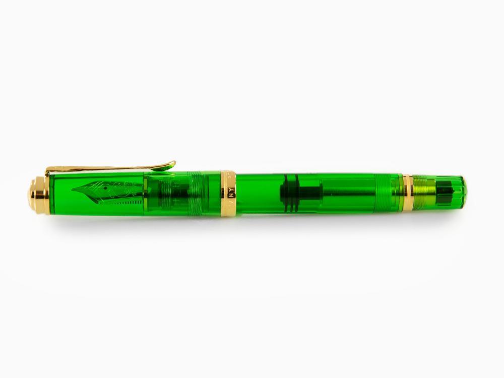 Pelikan Souverän M800 Green Demonstrator Füllfeder, Special 