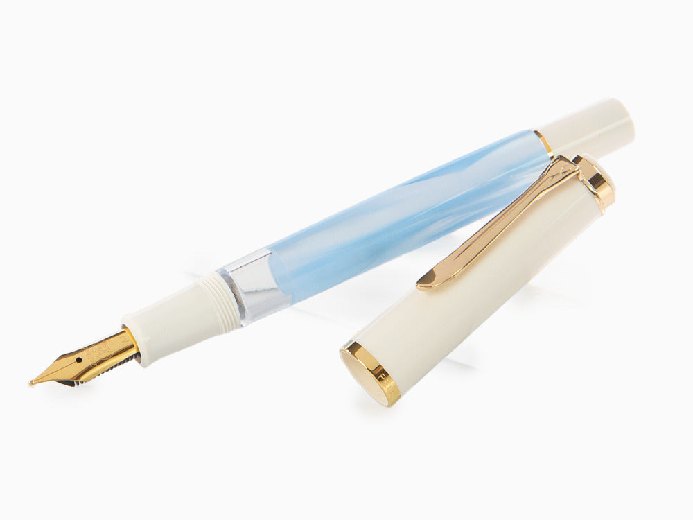 Pelikan Classic 200 Pastel-Blue Füllfederhalter, Sonderausgabe, 823012 - Nib M