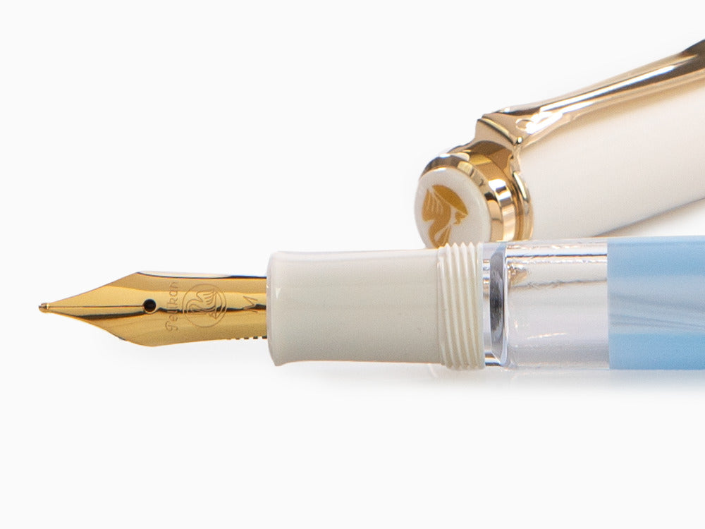 Pelikan Classic 200 Pastel-Blue Füllfederhalter, Sonderausgabe, 823012 - Nib M