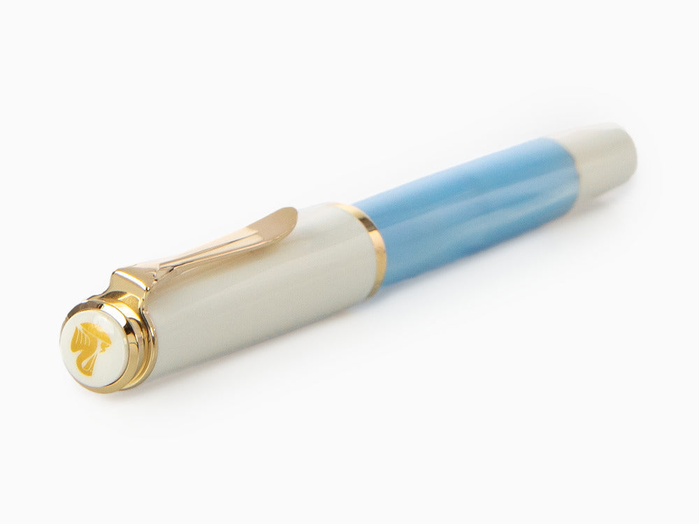 Pelikan Classic 200 Pastel-Blue Füllfederhalter, Sonderausgabe, 823012 - Nib M