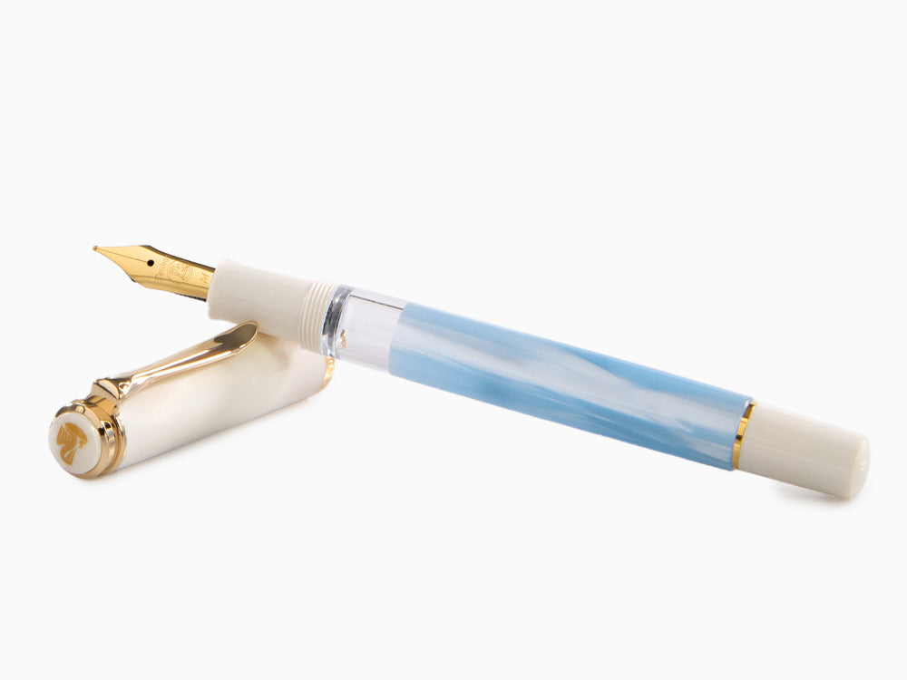 Pelikan Classic 200 Pastel-Blue Füllfederhalter, Sonderausgabe, 823012 - Nib M