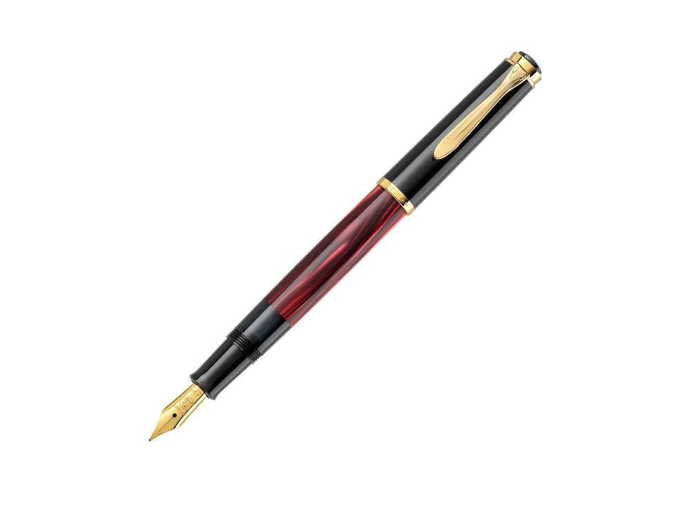 Pelikan M200 Marbled Red Füllfederhalter, Sonderausgabe, 827379