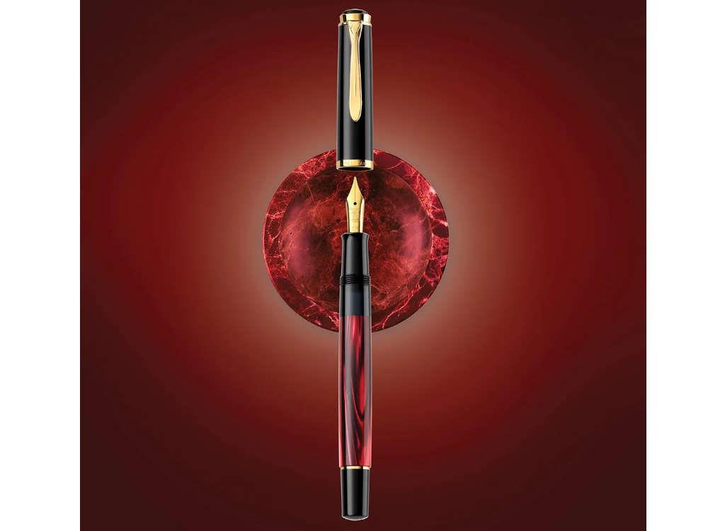 Pelikan M200 Marbled Red Füllfederhalter, Sonderausgabe, 827379
