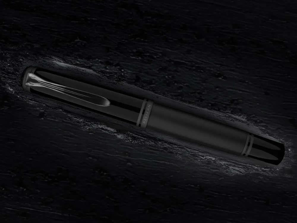 Pelikan Souveran M809 Black Matte Füllfederhalter, Schwarz, 828475