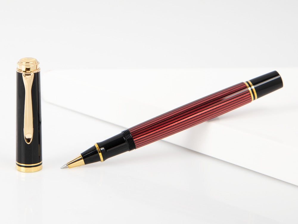 Pelikan Roller Souverän R400, Schwarz-Rot, 905521