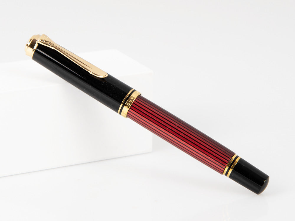 Pelikan Roller Souverän R400, Schwarz-Rot, 905521
