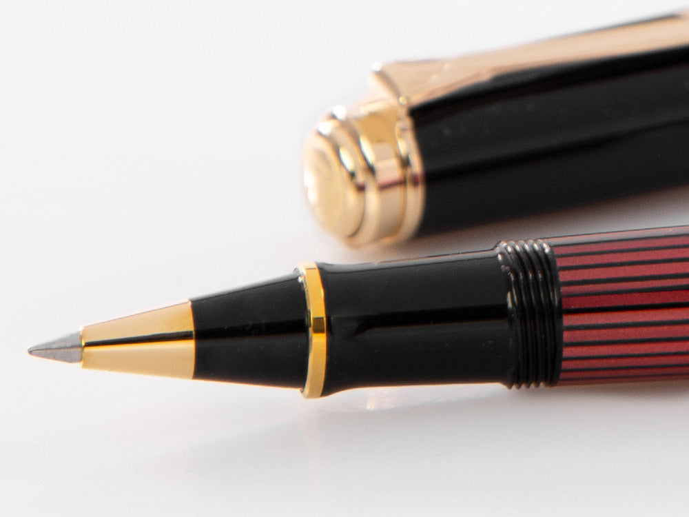 Pelikan Roller Souverän R400, Schwarz-Rot, 905521