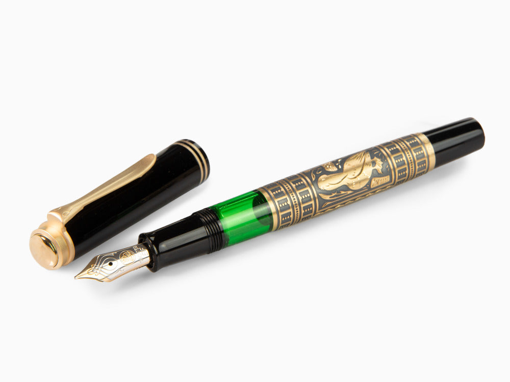 Pelikan Toledo M700 Füllfederhalter, Silber & Gold, 927822, Special Ed.