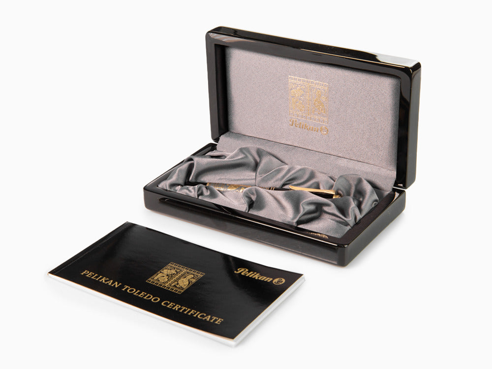 Pelikan Toledo M700 Füllfederhalter, Silber & Gold, 927822, Special Ed.