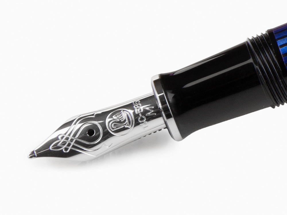 Pelikan Füllfederhalter Souverän M405 -Schwarz & Blau, 932822