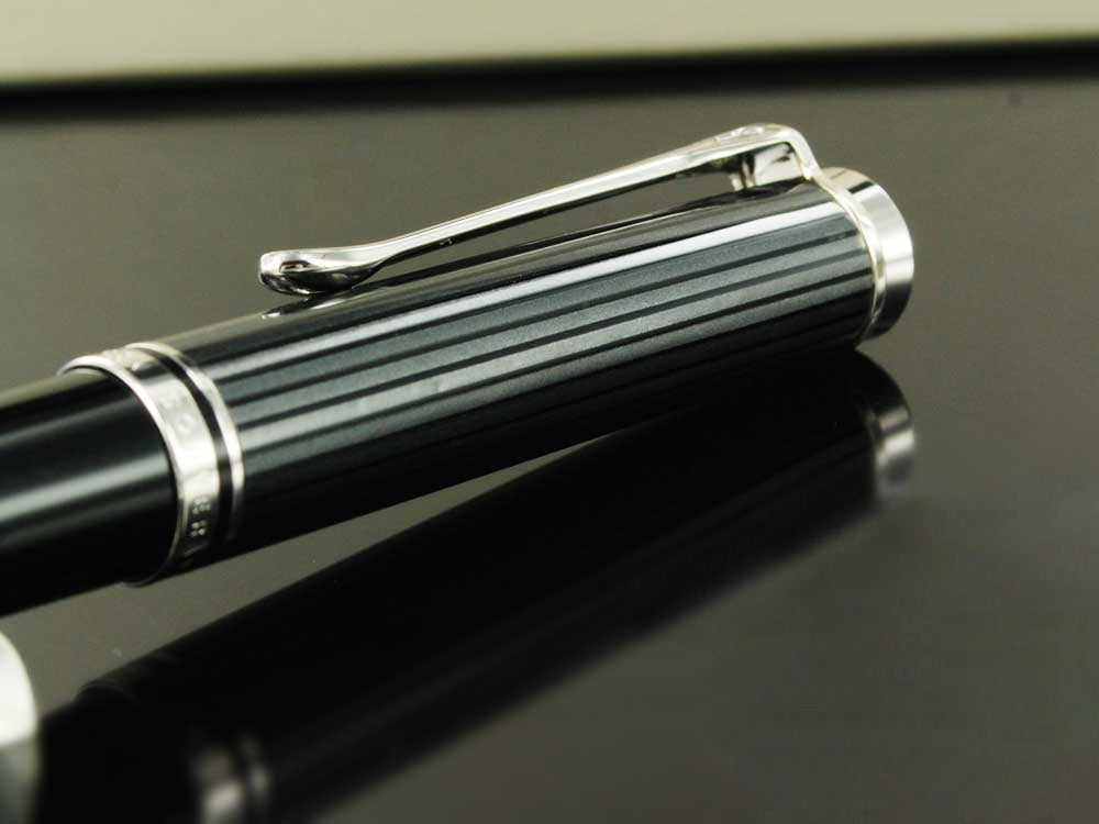 Pelikan K805 Stresemann Kugelschreiber,  Versilberte Beschläge, 957530