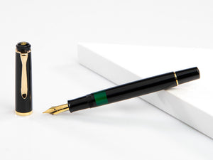 Pelikan Classic M200 Füllfederhalter - Schwarz, 994004 - Iguana 