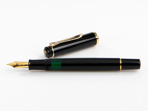 Pelikan Classic M200 Füllfederhalter - Schwarz, 994004 - Iguana 