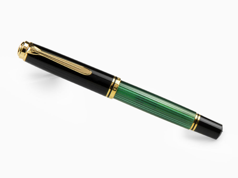 Pelikan Füllfederhalter Souverän M800 - Schwarz-Grün, 995712
