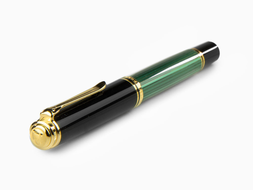 Pelikan Füllfederhalter Souverän M800 - Schwarz-Grün, 995712