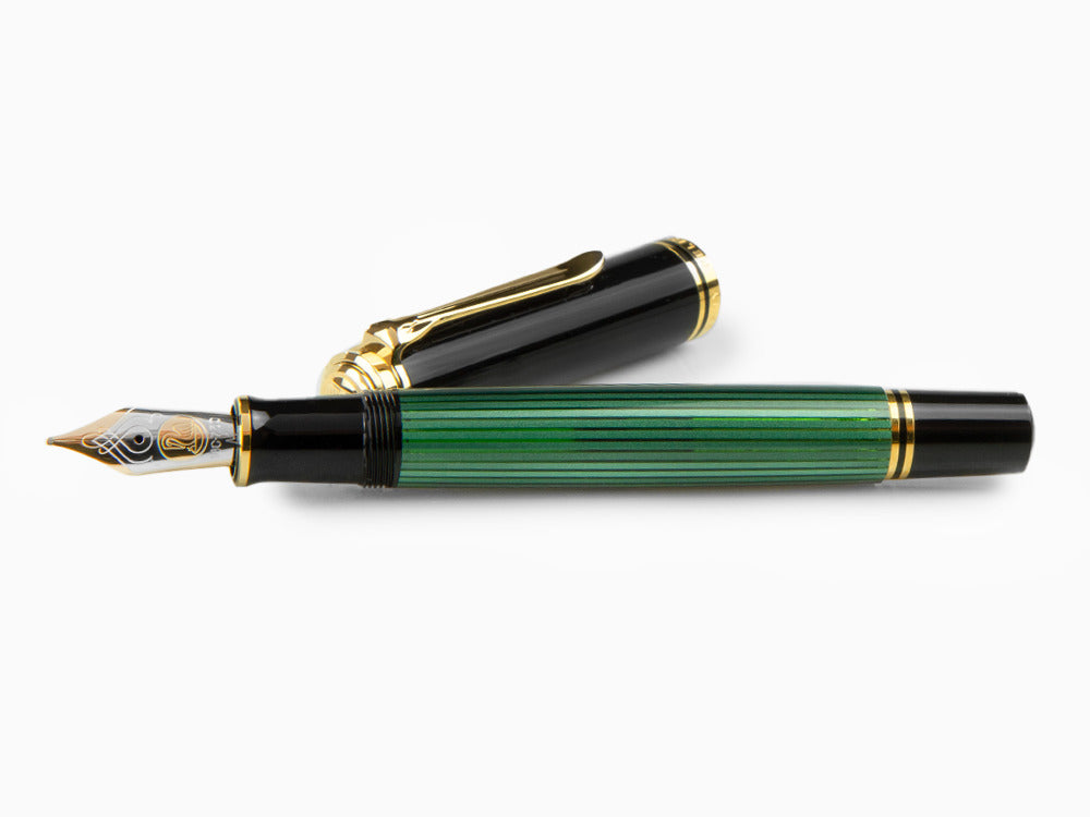 Pelikan Füllfederhalter Souverän M800 - Schwarz-Grün, 995712