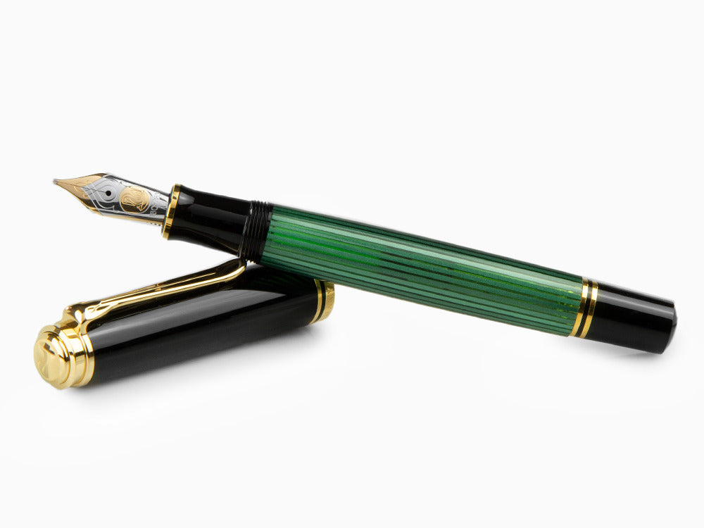 Pelikan Füllfederhalter Souverän M800 - Schwarz-Grün, 995712