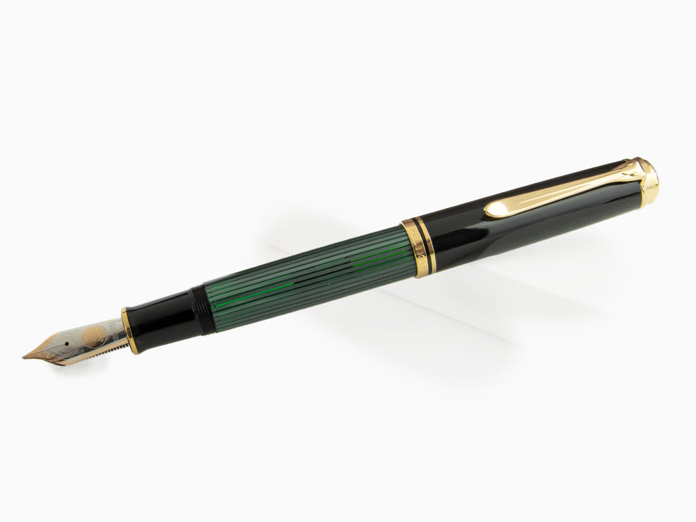 Pelikan Füllfederhalter Souverän M 1000 -Schwarz & Grün, 987594