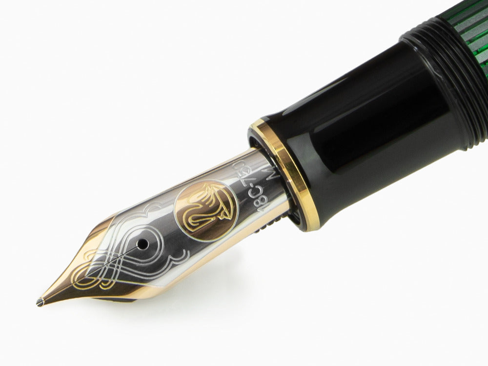 Pelikan Füllfederhalter Souverän M 1000 -Schwarz & Grün, 987594
