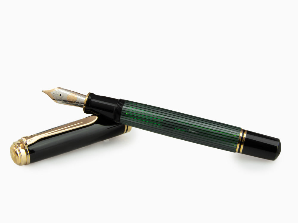 Pelikan Füllfederhalter Souverän M 1000 -Schwarz & Grün, 987594