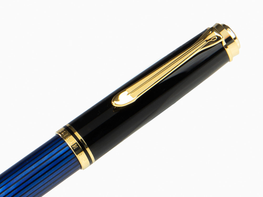 Pelikan Füllfederhalter Souverän M 600, Schwarz Blau, 995324