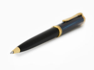 Pelikan K800 Kugelschreiber, Schwarz und blau, Vergoldete Beschläge, 987842
