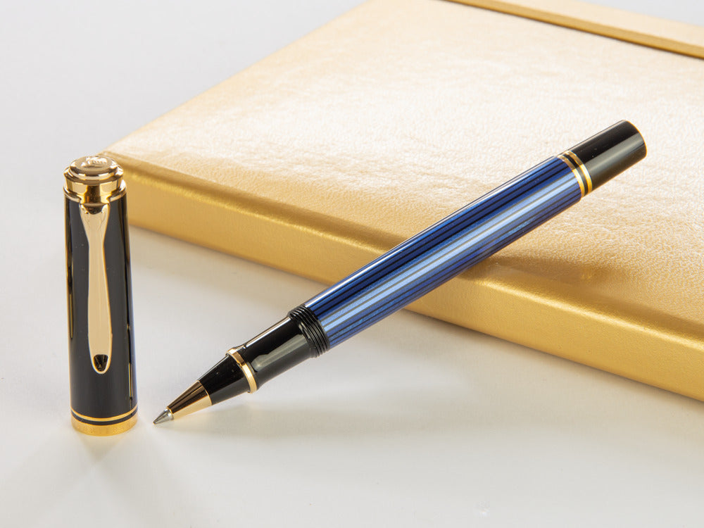 Pelikan Roller Souverän R400, Schwarz-Blau, 997502