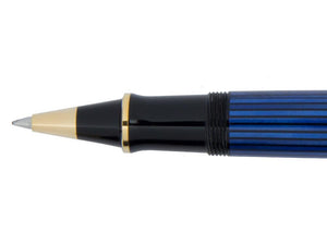 Pelikan R600 Roller, Blaues Edelharz, Vergoldete Beschläge, 988246