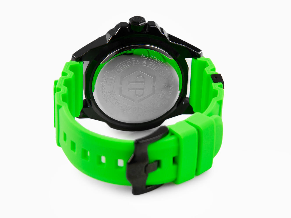 Philipp Plein The Skull Quartz Uhr, PVD, Schwarz, 44 mm, Mineral Glas, PWAAA2524