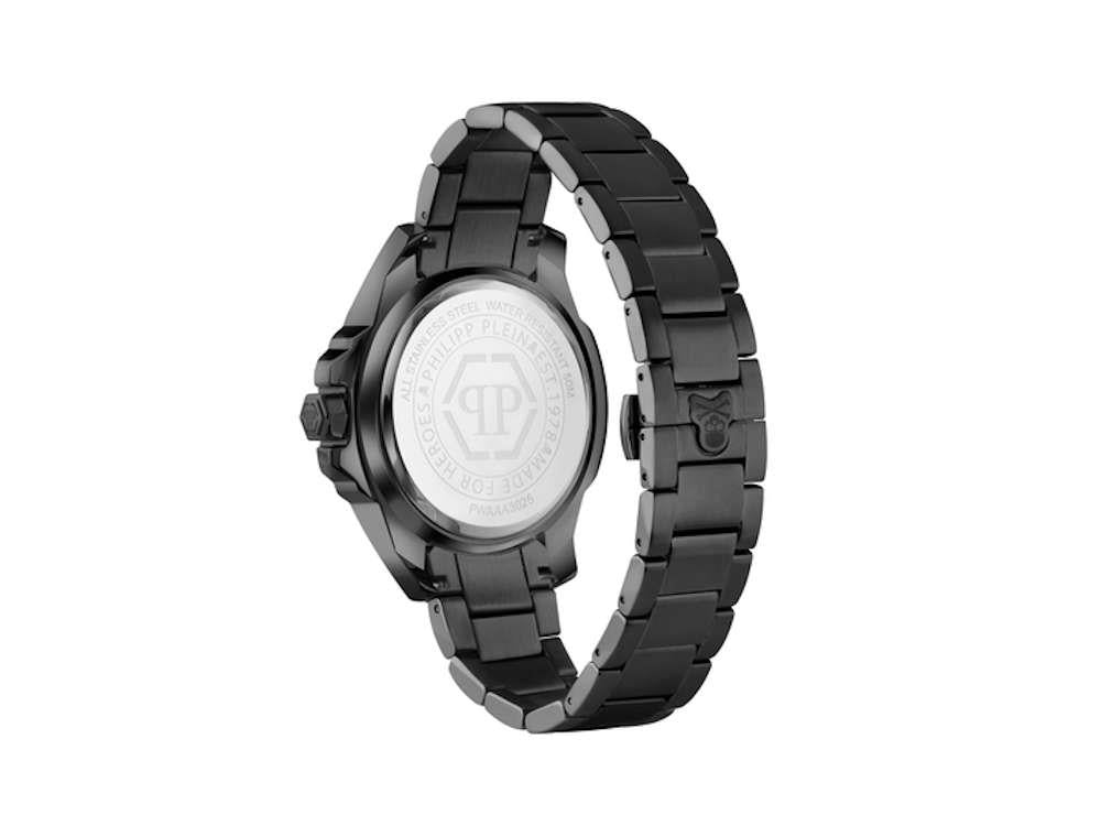 Philipp Plein The Skull Quarz-Uhr, Schwarz, 44mm, PWAAA3025