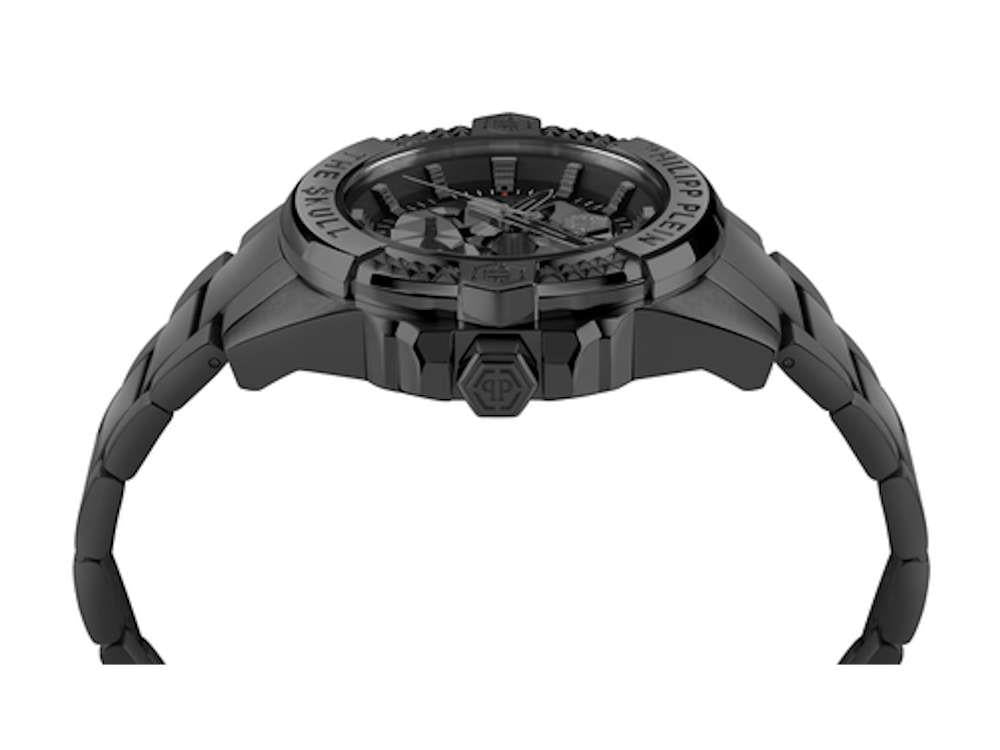 Philipp Plein The Skull Quarz-Uhr, Schwarz, 44mm, PWAAA3025