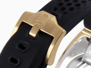 Philipp Plein The Skeleton Automatik Uhr, PVD Gold, Schwarz, 44 mm, PWBAA1623
