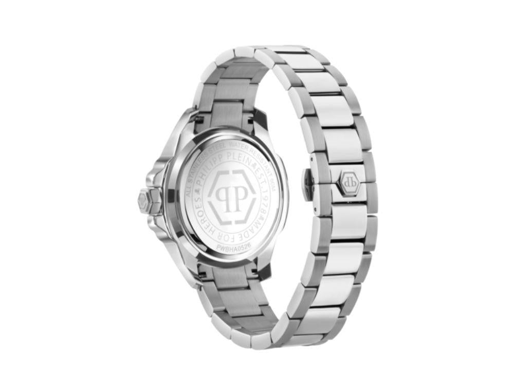 Philipp Plein Majesty Quartz Uhr, Schwarz, 45 mm, Mineral Glas, PWBHA0526