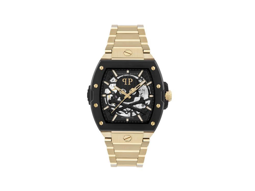 Philipp Plein The Skeleton 2.0 Automatik-Uhr, Gold, 44mm, PWJFA0625